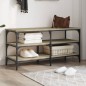 vidaXL Schuhbank Sonoma-Eiche 100x38,5x49 cm Holzwerkstoff vidaXL Schuhbank Sonoma-Eiche 100x38,5x49 cm Holzwerkstoff