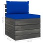Garten-Paletten-Mittelsofa mit Kissen Kiefernholz Garten-Paletten-Mittelsofa mit Kissen Kiefernholz