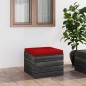 Garten-Paletten-Hocker mit Sitzkissen Kiefernholz Garten-Paletten-Hocker mit Sitzkissen Kiefernholz