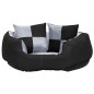 vidaXL Wendbares & waschbares Hundekissen Grau und Schwarz 65x50x20 cm vidaXL Wendbares & waschbares Hundekissen Grau und Schwarz 65x50x20 cm