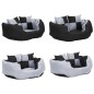 vidaXL Wendbares & waschbares Hundekissen Grau und Schwarz 65x50x20 cm vidaXL Wendbares & waschbares Hundekissen Grau und Schwarz 65x50x20 cm