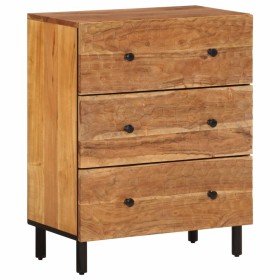 vidaXL Beistellschrank 60x33x75 cm Massivholz Akazie