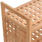 vidaXL Schuhregal mit Schublade 70x27x81 cm Massivholz Nussbaum vidaXL Schuhregal mit Schublade 70x27x81 cm Massivholz Nussbaum
