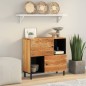 vidaXL Beistellschrank 80x33x75 cm Massivholz Akazie vidaXL Beistellschrank 80x33x75 cm Massivholz Akazie