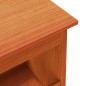 vidaXL Flurbank Wachsbraun 60x28x45 cm Massivholz Kiefer vidaXL Flurbank Wachsbraun 60x28x45 cm Massivholz Kiefer