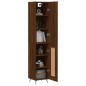 Highboard Braun Eichen-Optik 34,5x34x180 cm Holzwerkstoff Highboard Braun Eichen-Optik 34,5x34x180 cm Holzwerkstoff