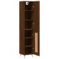 Highboard Braun Eichen-Optik 34,5x34x180 cm Holzwerkstoff Highboard Braun Eichen-Optik 34,5x34x180 cm Holzwerkstoff