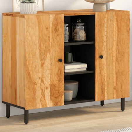 vidaXL Beistelltisch 90x33x75 cm Massivholz Akazie
