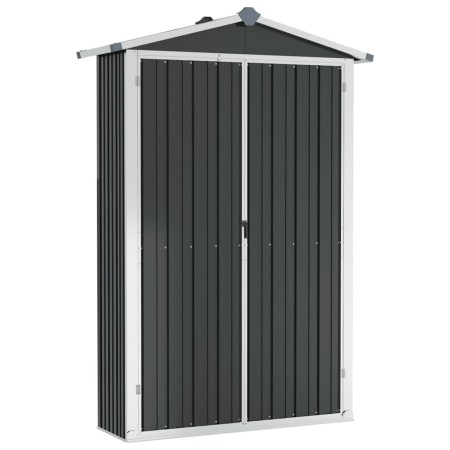 vidaXL Gerätehaus Anthrazit 116x45x175 cm Verzinkter Stahl