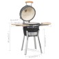 Kamado Grill BBQ Smoker Keramik 81 cm Kamado Grill BBQ Smoker Keramik 81 cm