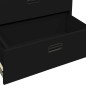 vidaXL Aktenschrank Schwarz 90x46x103 cm Stahl vidaXL Aktenschrank Schwarz 90x46x103 cm Stahl