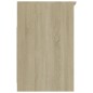 vidaXL Sideboard mit Schubladen Weiß Sonoma-Eiche Holzwerkstoff vidaXL Sideboard mit Schubladen Weiß Sonoma-Eiche Holzwerkstoff