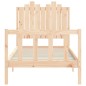 Bettgestell mit Kopfteil 90x190 cm Massivholz Bettgestell mit Kopfteil 90x190 cm Massivholz