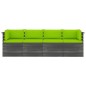 Garten-Palettensofa 4-Sitzer mit Kissen Kiefer Massivholz Garten-Palettensofa 4-Sitzer mit Kissen Kiefer Massivholz