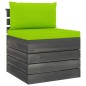 Garten-Palettensofa 4-Sitzer mit Kissen Kiefer Massivholz Garten-Palettensofa 4-Sitzer mit Kissen Kiefer Massivholz