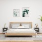 vidaXL Wand-Nachttische mit LED-Leuchten 2 Stk. Grau Sonoma vidaXL Wand-Nachttische mit LED-Leuchten 2 Stk. Grau Sonoma