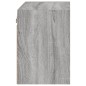 vidaXL Wand-Nachttische mit LED-Leuchten 2 Stk. Grau Sonoma vidaXL Wand-Nachttische mit LED-Leuchten 2 Stk. Grau Sonoma
