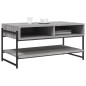 vidaXL Couchtisch Grau Sonoma 90x50x45 cm Holzwerkstoff