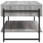 vidaXL Couchtisch Grau Sonoma 90x50x45 cm Holzwerkstoff