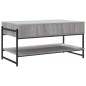 vidaXL Couchtisch Grau Sonoma 90x50x45 cm Holzwerkstoff