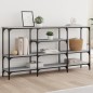 vidaXL Konsolentisch Grau Sonoma 160x29x80 cm Holzwerkstoff vidaXL Konsolentisch Grau Sonoma 160x29x80 cm Holzwerkstoff