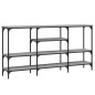 vidaXL Konsolentisch Grau Sonoma 160x29x80 cm Holzwerkstoff vidaXL Konsolentisch Grau Sonoma 160x29x80 cm Holzwerkstoff