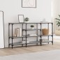 vidaXL Konsolentisch Grau Sonoma 160x29x80 cm Holzwerkstoff vidaXL Konsolentisch Grau Sonoma 160x29x80 cm Holzwerkstoff