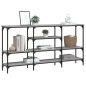 vidaXL Konsolentisch Grau Sonoma 160x29x80 cm Holzwerkstoff vidaXL Konsolentisch Grau Sonoma 160x29x80 cm Holzwerkstoff