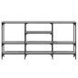vidaXL Konsolentisch Grau Sonoma 160x29x80 cm Holzwerkstoff vidaXL Konsolentisch Grau Sonoma 160x29x80 cm Holzwerkstoff