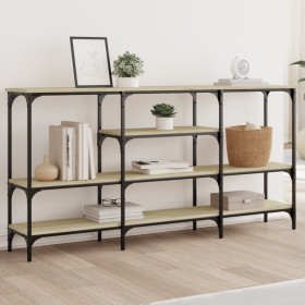vidaXL Konsolentisch Sonoma-Eiche 160x29x80 cm Holzwerkstoff