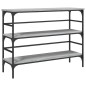 vidaXL Konsolentisch Grau Sonoma 100x32x75 cm Holzwerkstoff vidaXL Konsolentisch Grau Sonoma 100x32x75 cm Holzwerkstoff