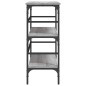vidaXL Konsolentisch Grau Sonoma 100x32x75 cm Holzwerkstoff vidaXL Konsolentisch Grau Sonoma 100x32x75 cm Holzwerkstoff