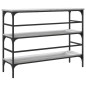 vidaXL Konsolentisch Grau Sonoma 100x32x75 cm Holzwerkstoff vidaXL Konsolentisch Grau Sonoma 100x32x75 cm Holzwerkstoff