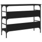 vidaXL Konsolentisch Schwarz 100x32x75 cm Holzwerkstoff vidaXL Konsolentisch Schwarz 100x32x75 cm Holzwerkstoff