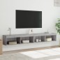 vidaXL TV-Schränke mit LED-Leuchten 2 Stk. Grau Sonoma 100x30x30 cm vidaXL TV-Schränke mit LED-Leuchten 2 Stk. Grau Sonoma 100x30x30 cm