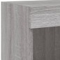 vidaXL TV-Schränke mit LED-Leuchten 2 Stk. Grau Sonoma 100x30x30 cm vidaXL TV-Schränke mit LED-Leuchten 2 Stk. Grau Sonoma 100x30x30 cm