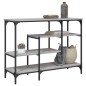 vidaXL Konsolentisch mit Ablagen Grau Sonoma 100x35x75 cm vidaXL Konsolentisch mit Ablagen Grau Sonoma 100x35x75 cm