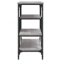 vidaXL Konsolentisch mit Ablagen Grau Sonoma 100x35x75 cm vidaXL Konsolentisch mit Ablagen Grau Sonoma 100x35x75 cm