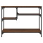 vidaXL Konsolentisch mit Ablagen Braun Eichen-Optik 100x35x75 cm vidaXL Konsolentisch mit Ablagen Braun Eichen-Optik 100x35x75 cm