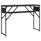 vidaXL Konsolentisch mit Ablage Schwarz 105x30x75cm Holzwerkstoff vidaXL Konsolentisch mit Ablage Schwarz 105x30x75cm Holzwerkstoff
