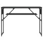 vidaXL Konsolentisch mit Ablage Schwarz 105x30x75cm Holzwerkstoff vidaXL Konsolentisch mit Ablage Schwarz 105x30x75cm Holzwerkstoff
