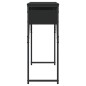 vidaXL Konsolentisch mit Ablage Schwarz 105x30x75cm Holzwerkstoff vidaXL Konsolentisch mit Ablage Schwarz 105x30x75cm Holzwerkstoff