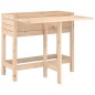 vidaXL Pflanzkübel mit Klapptisch Massivholz Kiefer vidaXL Pflanzkübel mit Klapptisch Massivholz Kiefer