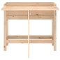 vidaXL Pflanzkübel mit Klapptisch Massivholz Kiefer vidaXL Pflanzkübel mit Klapptisch Massivholz Kiefer