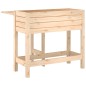 vidaXL Pflanzkübel mit Klapptisch Massivholz Kiefer vidaXL Pflanzkübel mit Klapptisch Massivholz Kiefer