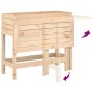 vidaXL Pflanzkübel mit Klapptisch Massivholz Kiefer vidaXL Pflanzkübel mit Klapptisch Massivholz Kiefer