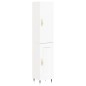 Highboard Weiß 34,5x34x180 cm Holzwerkstoff Highboard Weiß 34,5x34x180 cm Holzwerkstoff