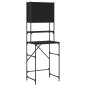 vidaXL Waschmaschinenschrank Schwarz 67x48x194 cm Holzwerkstoff vidaXL Waschmaschinenschrank Schwarz 67x48x194 cm Holzwerkstoff