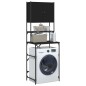 vidaXL Waschmaschinenschrank Schwarz 67x48x194 cm Holzwerkstoff vidaXL Waschmaschinenschrank Schwarz 67x48x194 cm Holzwerkstoff