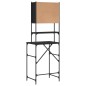 vidaXL Waschmaschinenschrank Schwarz 67x48x194 cm Holzwerkstoff vidaXL Waschmaschinenschrank Schwarz 67x48x194 cm Holzwerkstoff